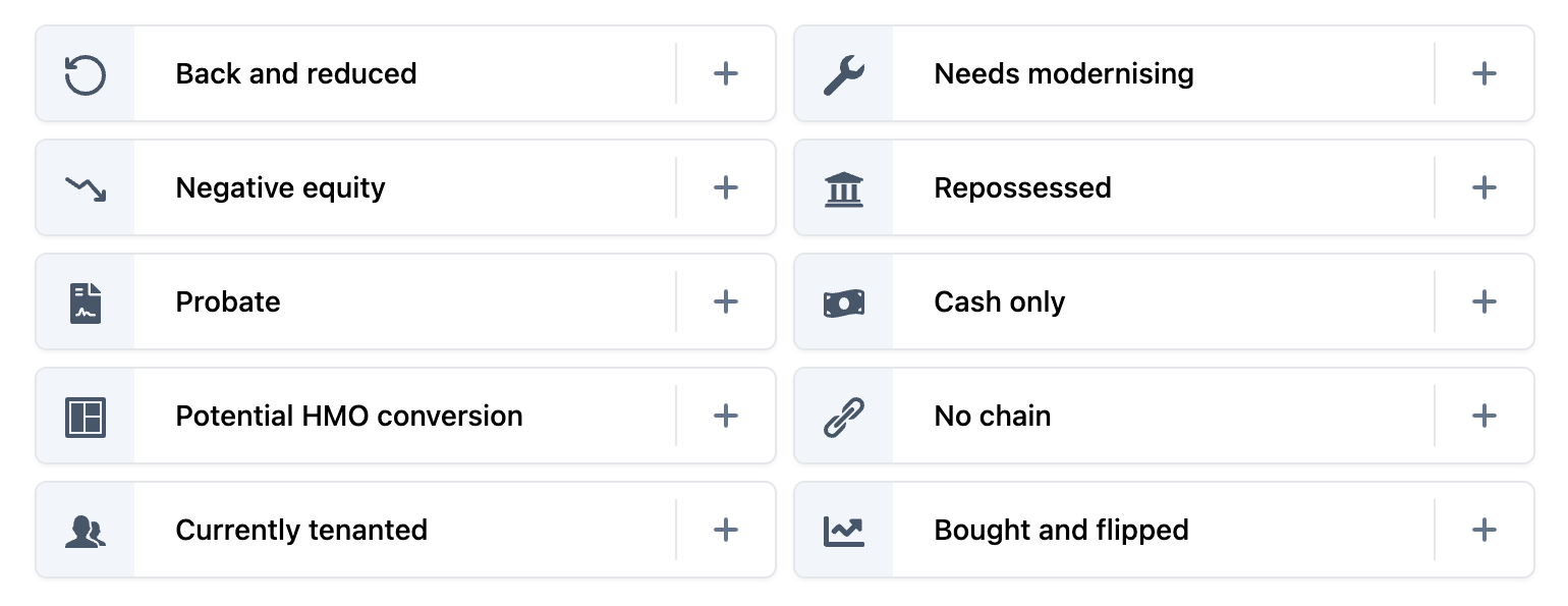 Search Strategy Options