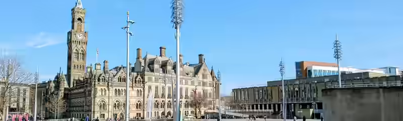 Bradford City Hall and City Park